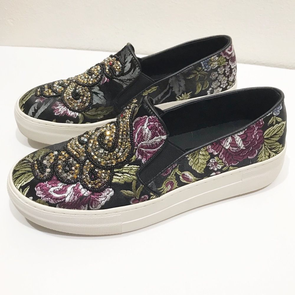 Steve Madden Fiasco Platform Sneaker with Beading